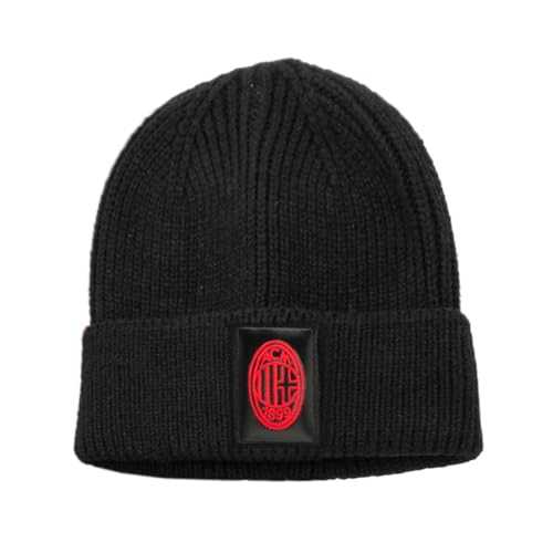 Unito Cappello Skipper con Patch Pelle Ricamato 100% PC Milan 143493