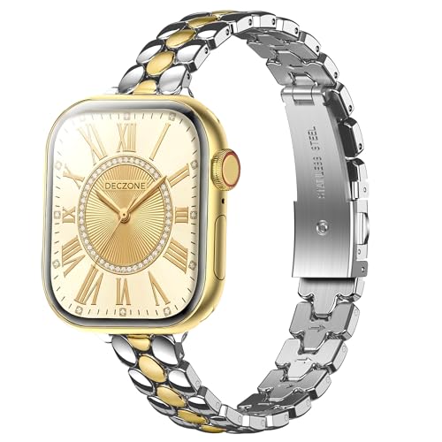 Deczone �i���[�o���h Apple Watch�o���h 42mm (Series 11 10) 41mm (Series 9 8 7) 40mm (SE 3 2 1 Series 6 5 4) 38mm (Series 3 2 1) �Ή� iwatch