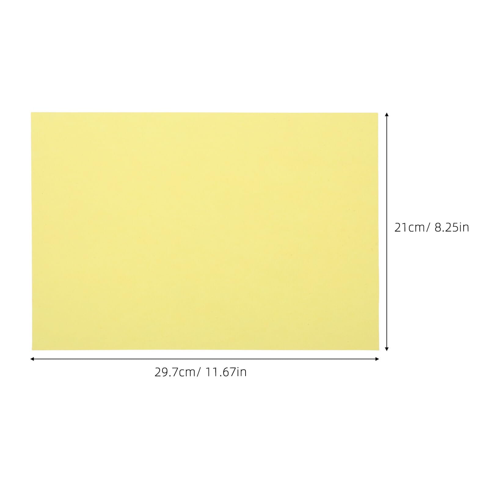 Carta per Fotocopie A4 Giallo Chiaro 70 G Confezione da 200 Fogli per Ufficio Stampa Fronte-Retro Carta Colorata per Stampanti e Lavori Artigianali