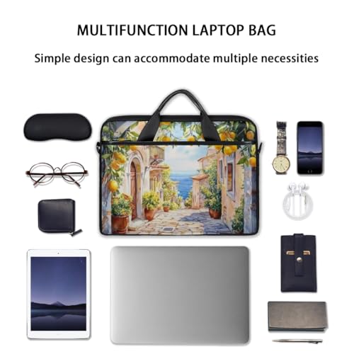 Bolsa para Laptop Vintage con Diseño de Limón 14-15 pulg miniatura 6