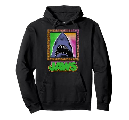 �W���[�Y Retro Neon Surf Shark �p�[�J�[