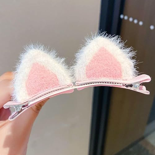 Pinzas para cabello estilo gato, rosas miniatura 1