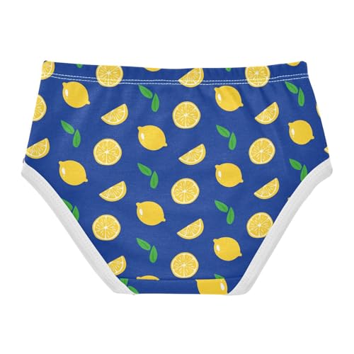 Girls' Underwear Lemon Fruit Cotton Stretch Comfort Toddler Panties2