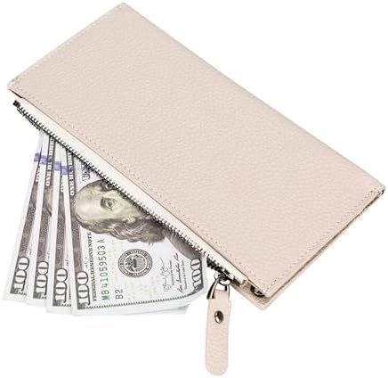 Lev Leather Hakiki Deri Kadın Cüzdan Çanta Askılı, Telefon Bölmeli, Kart ve Para Bölmeli, 12 Kart Yuvası, Fermuarlı Bölme, Çıkarılabilir Askılı Hakiki Deri Cüzdan Çanta (Bej) - Görsel 5