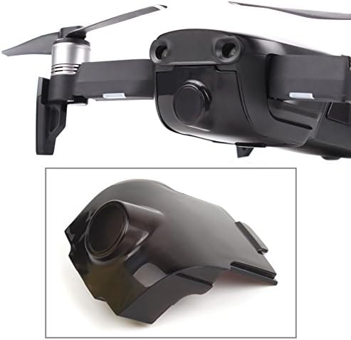 Helistar Compatible Gimbal Protector Accessories Gimbal Cover Lock Camera Guard Lens Cover Replacement for applicable Dji Mavic Air (Transparent Black)