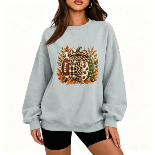 Halloween Sweatshirt for Women Fleece Graphic Comfortable Sweat Shirts - image 2