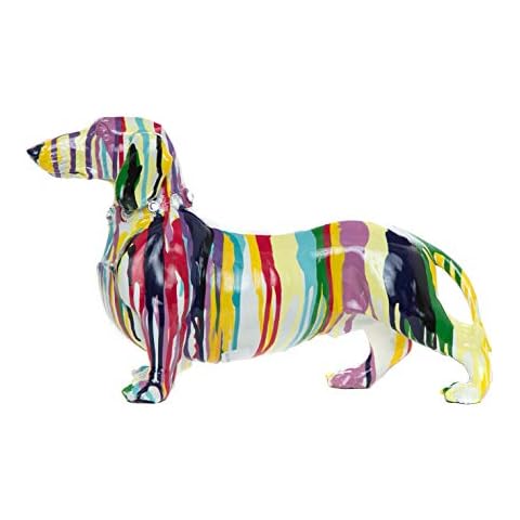 Interior Illusions Plus Graffiti Dachshund Dog Figurine, 16'', Multicolor, ii000287 Cover