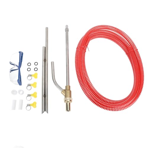Xiuganpo Pressure Washer Sandblasting Kit, 5000 PSI Wet Sandblaster Attachment for Abrasive, Painting, 1/4 Quick Disconnect Sand blaster with Replacement Nozzle, Goggles, (Red), Xiuganpoh0r4iaz3b1-11