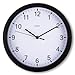 Price comparison product image Hama Wall Clock, Plastic Glass, Black, Normal