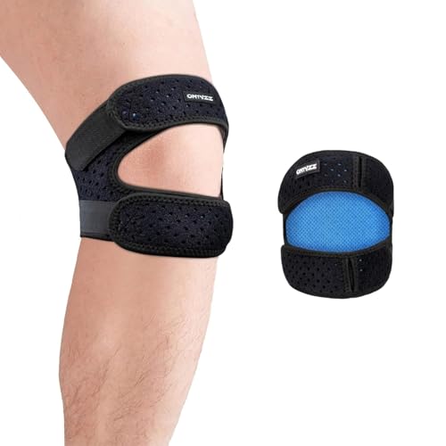 ONTYZZ Rodillera Rotuliana Cinta Rodillera Estabilizadora Soporte Tendón Rotuliano Deportiva Neopreno Rodilleras para Correr Salto Baloncesto Tenis