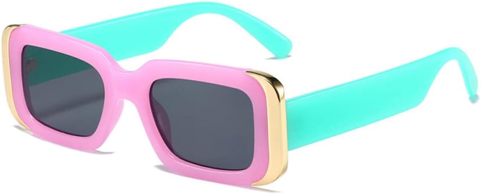 Popular Fashion Square Sunglasses Women Retro Jelly Color Shades UV400 Men Gradient Sun Glasses