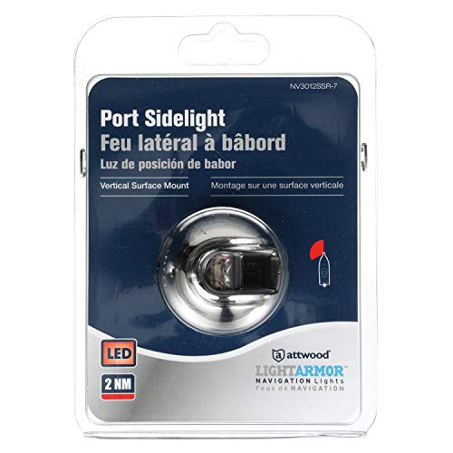 Feu de navigation rouge Attwood LightArmor pour vos sorties en mer