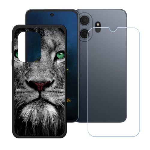 BMPNLSZ �K�p TCL NxtPaper 70 Pro�p+HD�����K���X�ɓK�����ėpTPU�P�[�X�A�V���J�Q���P�[�X�o���p�[�ی�o�b�N�P�[�X-TCL NxtPaper 70 Pro�p�ɓK����9�d�x�X�N���C�u�h�~�X�N���[���v���e�N�^(6,9") - WZ