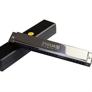 24 trous Tremolo Harmonica C Key Polyphony Harmonicon Harmonica d’orgue à bouche octave noir avec étui - Les Beatles, Paul McCartney, John Lennon, RIngo Starr, George Harrison 24 trous Tremolo Harmonica C Key Polyphony Harmonicon Harmonica d'orgue à bouche octave noir avec étui – Image 3