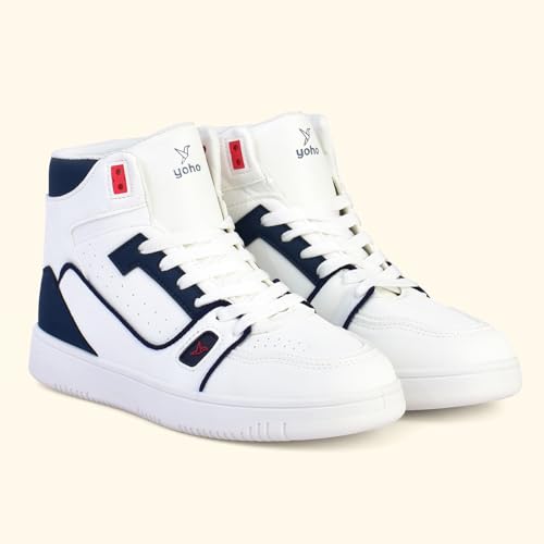 Image of YOHO Cherry Top Women's Attractive High-Top Dual-Tone Sneakers