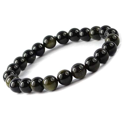 Bracelet Obsidienne Arc-en-ciel pour éliminer le stress et l'anxiété