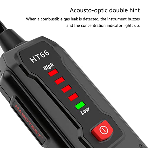 Handheld-Gas Leak Detector with Audible-Visual Alarm Natural Methane Gas Sniffer