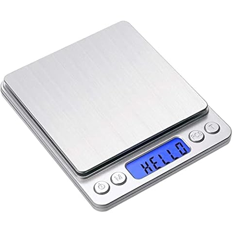 Toprime Digital Küchenwaage, Feinwaage Mini Gramm Jewelry Lebensmittel Skala 500 g/0,01g Cover