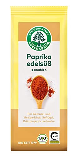 Lebensbaum Paprika edelsüß gemahlen, Bio-Gewürz, Paprikapulver für Gemüse, Reisgerichte...