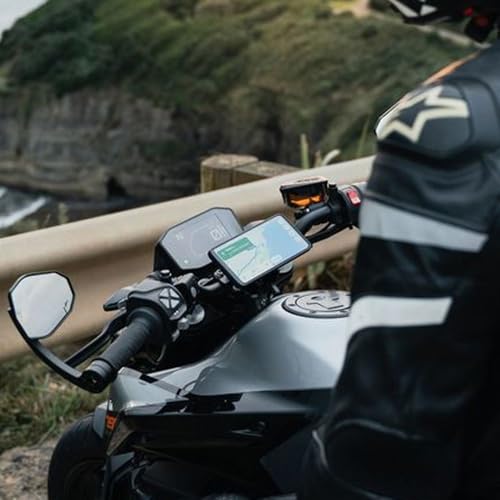Image of Quad Lock Motorcycle Handlebar Mount PRO Kit with Vibration Dampener and MAG Phone Case for Samsung Galaxy S24 FE