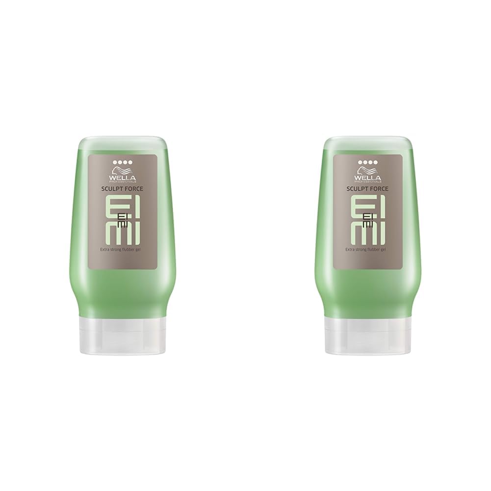 Wella EIMI Sculpt Force Hair Gel with UV Protection and Very Strong Hold - Fast Absorbing Styling Gel for Defined, Shiny Hair Styling