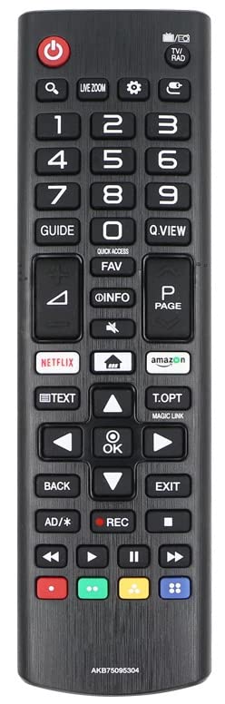 Replacement AKB75095304 Remote Control Compatible With LG Smart HD HDR OLED TV's 55UK6400PLF 55UK6470PLC 55UK6500PLA 55UK6510PLB 55UK6555555510PLB 55UK65BUK6550PLD5 55UK6710PLB 55UK6750PLD - Image 2