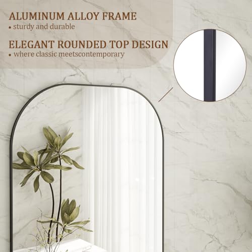 Image of Koonmi Full Length Mirror, 56 inchx21 inch Mirror Full Length with Stand