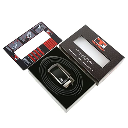 Ratchet Belt for Men |Genuine Leather, Perfect Fit for Waist Sizes 26 to 48 inches2