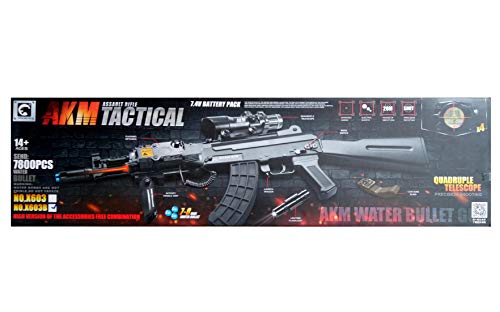 Image of AK 47 Electric Burst Gun Toy for Kids - AK47 Venom Boa with 3 Modes, High Precision Shot Water Bullet Automatic Gun Toy