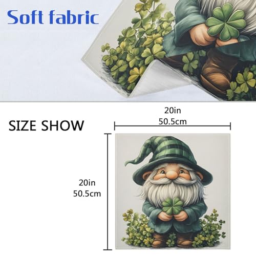 Servilletas de tela decorativas 20x20 in pack 6 miniatura 6