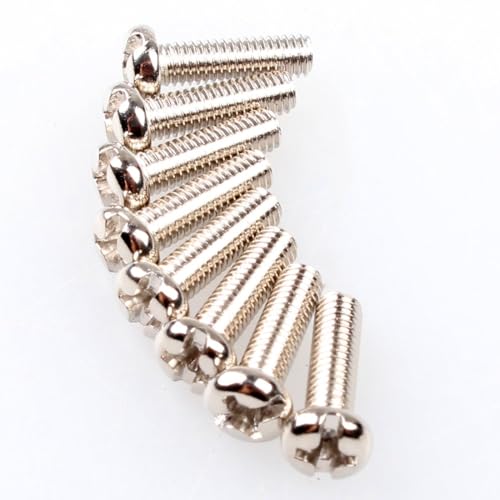 TOP-VIGOR 30Pcs TV LCD Monitor Mounting Phillips Head Screws, M4x10mm Phillips Screws Bolts for Machinery, Furniture, Car, Motorcycle Repair, Electronic Products, Ship Assembly, and DIY