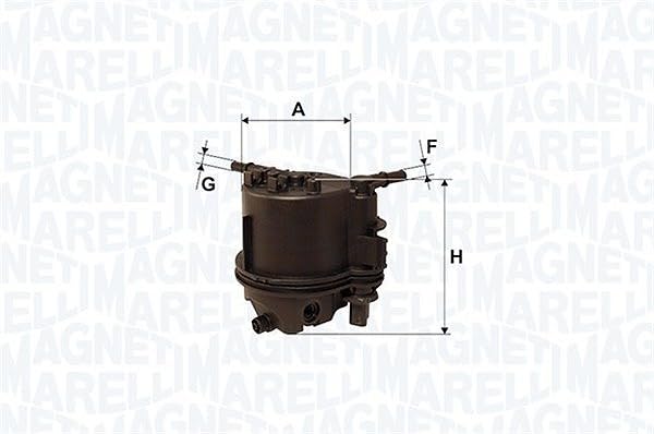 Magneti Marelli 8200294143 Filtro Carburante | Compatibile con: RENAULT CLIO III, CLIO III Grandtour, CLIO III Kasten/Schrägheck, MODUS / GRAND MODUS