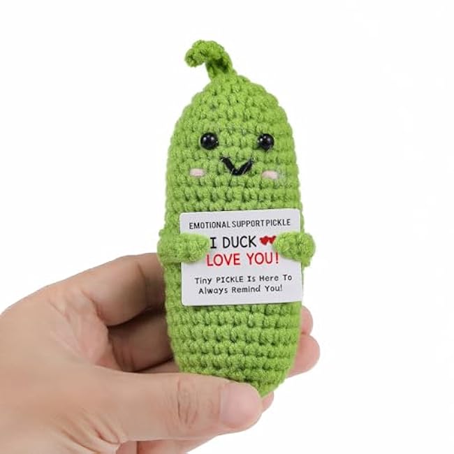 Birthday Gifts for Women Encouragement Pickle Christmas Stocking Stuffers (I Duck Love You)