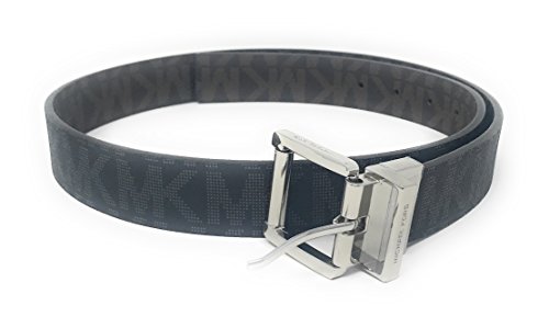 Michael Kors Women's 30Mm Black To Brown Reversible Mk Logo Monogram Synthetic Leather Belt (Xl) #TOP2