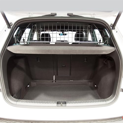 Travall Hundegitter für Cupra Ateca 2020+, fahrzeugspezifisches Trenngitter für den Kofferraum aus Stahl, passgenau für sicheren Hundetransport