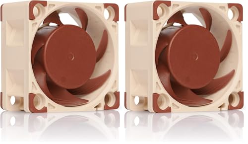 Noctua NF-A4x20 PWM, Ventilador Silencioso, 4 Pines (40x20 mm, Marrón) (Paquete de 2)
