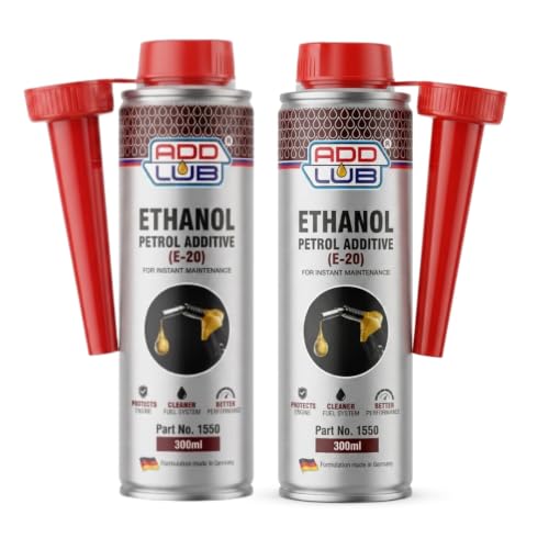 Image of ADD LUB E20 Petrol Additive | India's First E20 Compatible Petrol Treatment | Protects Against E20 Fuel Deposits | Cleans Injectors, Restores Performance & Engine Smoothness (Pack of 2)