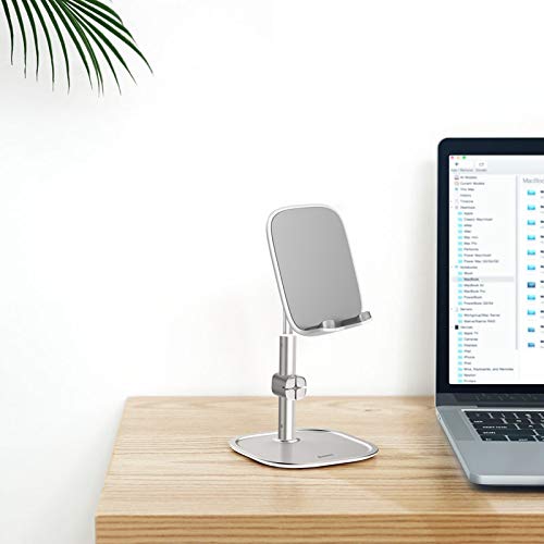 Image of Baseus Literary Youth Desktop Bracket Holder Stand for Smartphone Tablet (Silver)