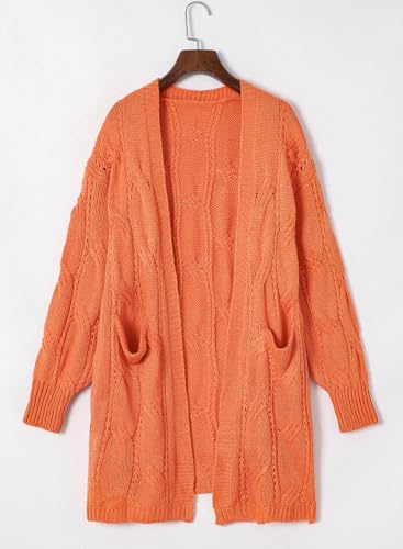 Image of Dokotoo Women Long Cardigan Open Front Knit Sweater 2026