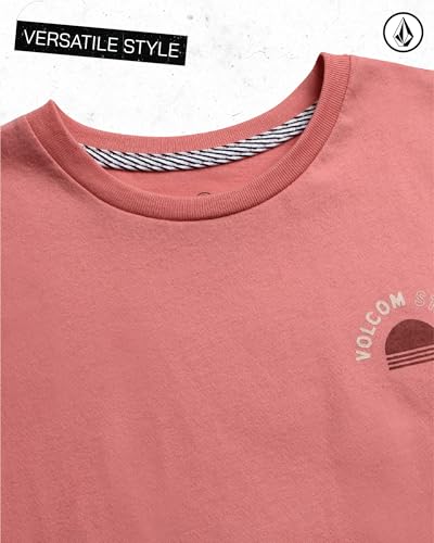 Image of Volcom Girls Shirts - Casual Crewneck Short Sleeve Graphic Tee Trendy Tops - Breathable Girls Summer Clothes
