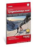  Lyngenhalvoya nord - Hoyfjellskart (High alpine map)