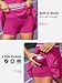 ATTRACO Tennis Sets for Women Outfit Racerback Casual Golf Workout Dress with Shorts Rose Red S