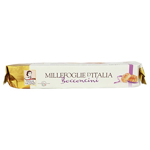 Matilde Vicenzi Bocconi Puff Pastry Filled with Milk Cream, 125 g