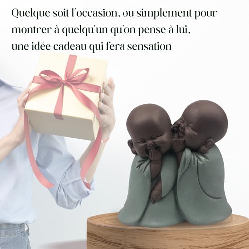 Statuette Bouddha Chuchoteur Zen 12 cm Zen’Light