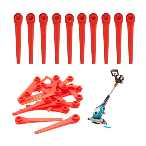 100 Pièces Lames De Tondeuse En Plastique Set, Lames En Plastique Rouge, Lames En Plastique, Lames De Pelouse, Lames De Pelouse Rouge, Pour Tondeuses à Gazon, Coupe De Haute Précision