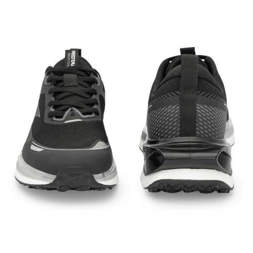 Image of Red Tape Men's Athleisure Sports Shoes for Everyday Comfort | Black | 7 UK