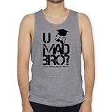 In der Farbe Grau Meliert und Größe S genau das Richtige für dich: Statement tanktop