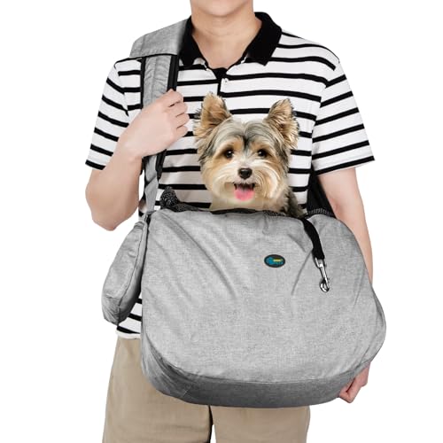 Ownpets Pet Sling Carrier for Medium Dog/Cat, Adjustable Strap