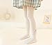 CHUNG Baby Girls Cotton Tights Thin Hollowed Summer with Bowknot Mesh Lace Fashion Toddler Footed Legging Pantyhose (3XL, 8-10Y,4pk,RuflBow)