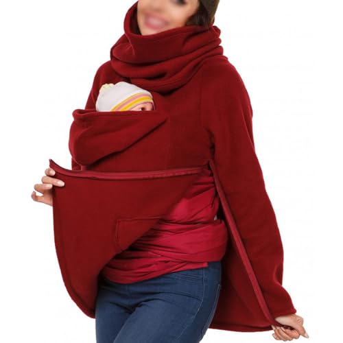 MZYZPPBD Chaqueta Abrigo Premamá Panel Extraíble Embarazo Ropa Invierno Chaqueta De Premamá Multifunción Para Mamá Y Bebé Chaqueta Portabebés Sudaderas De Premamá Con Cremallera,C,L